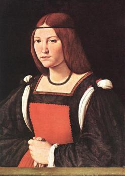 Giovanni Antonio Boltraffio : Portrait of a Young Woman